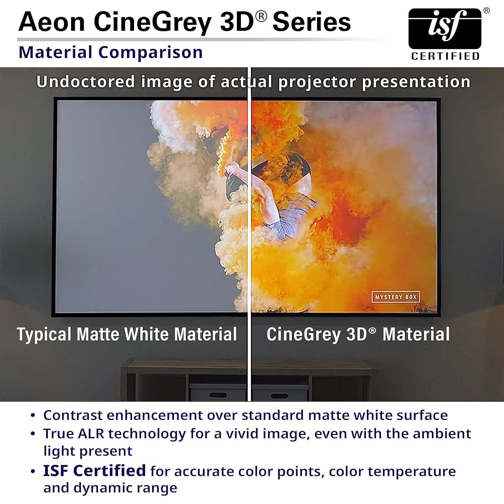 Amazon.com: Elite Screens Aeon CineGrey 3D, 135